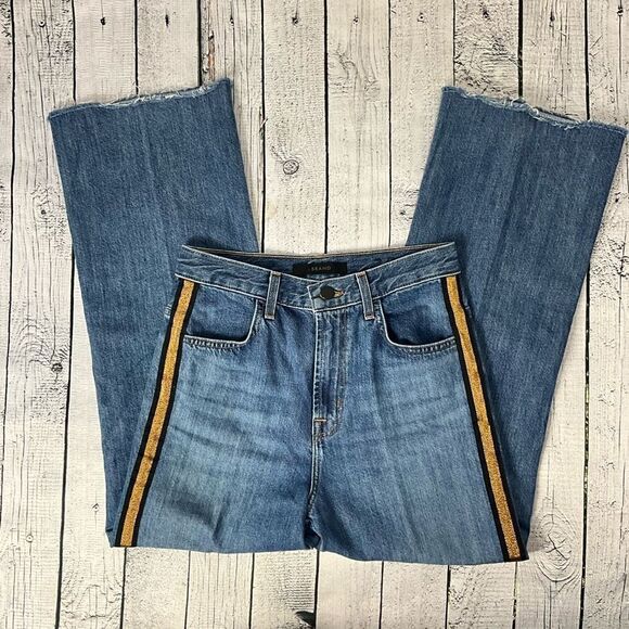 J BRAND Joan High Rise Crop Quintessential Jeans - Picture 1 of 6